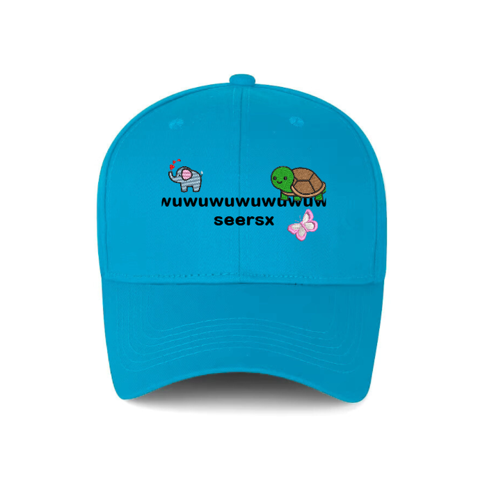 Custom Embroidered Cap-Personalized Text & Design Adjustable & Stylish Hat for All Occasions