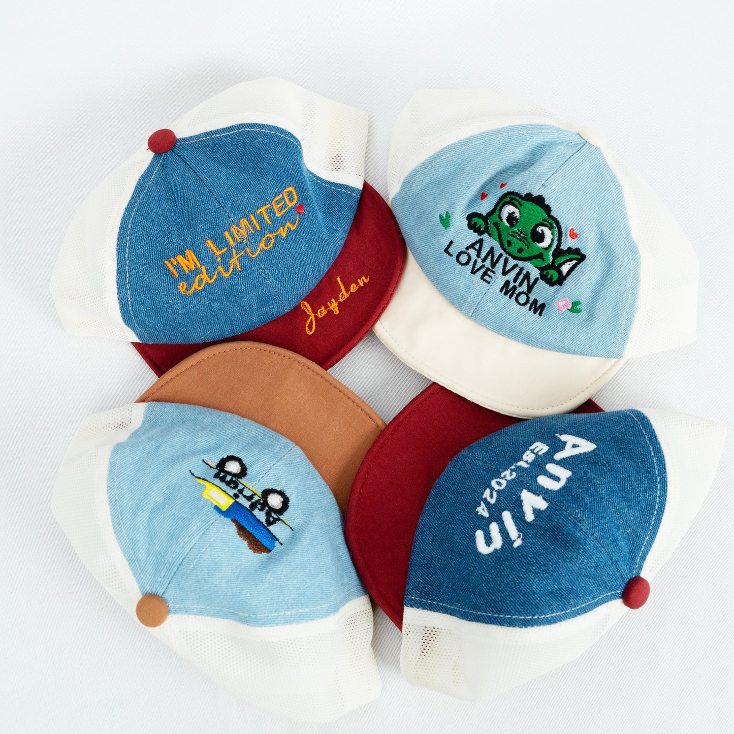Personalized Toddler Embroidered Hat (Ages 1.5 to 3)
