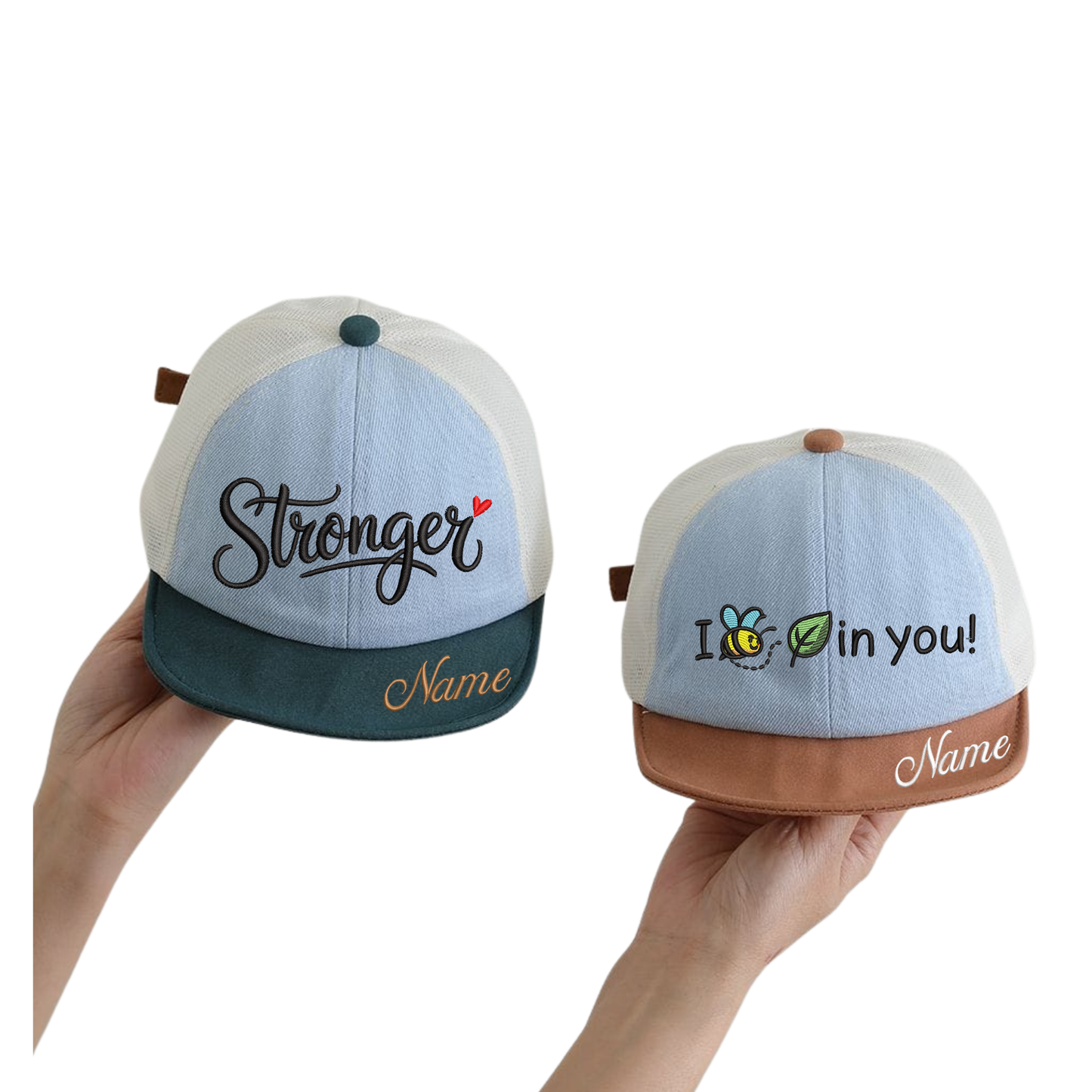 Personalized Toddler Embroidered Hat (Ages 1.5 to 3)